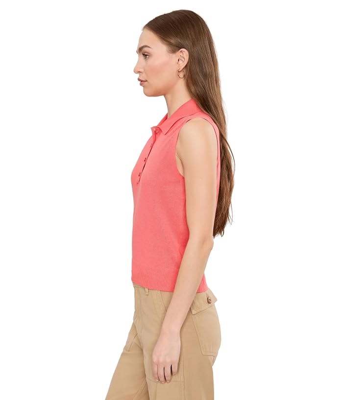 Lilla P Sleeveless Polo Sweater - Image 3