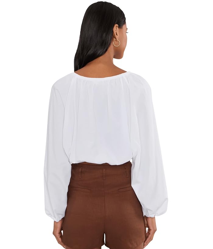 Faherty Coastal Poplin Nera Top - Image 4