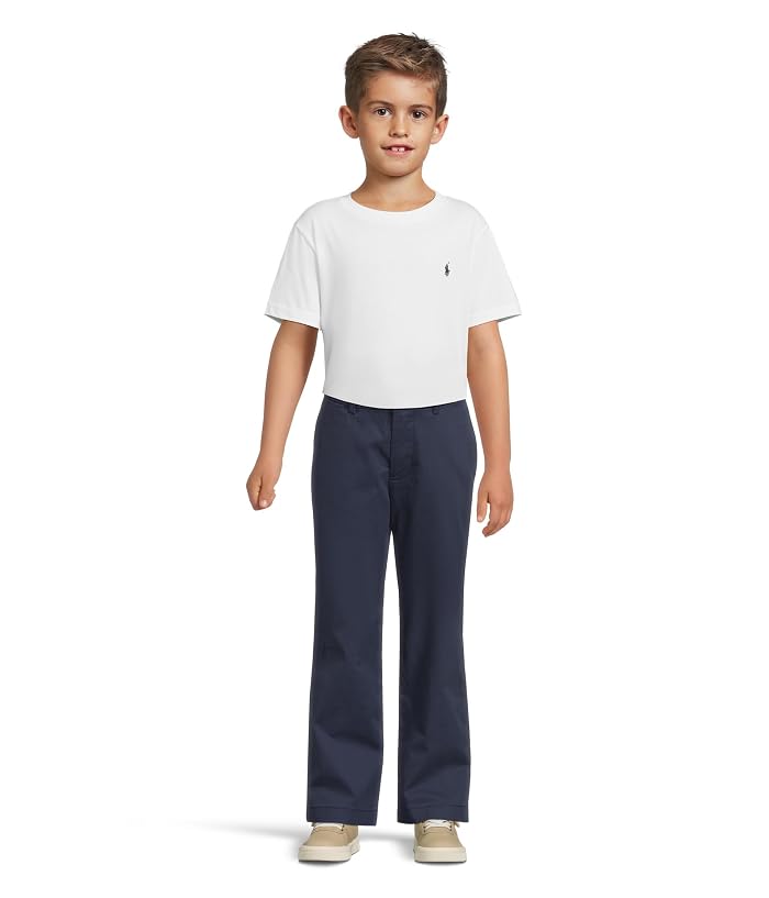 Polo Ralph Lauren Kids Slim Fit Cotton Chino Pants (Big Kids) - Image 4