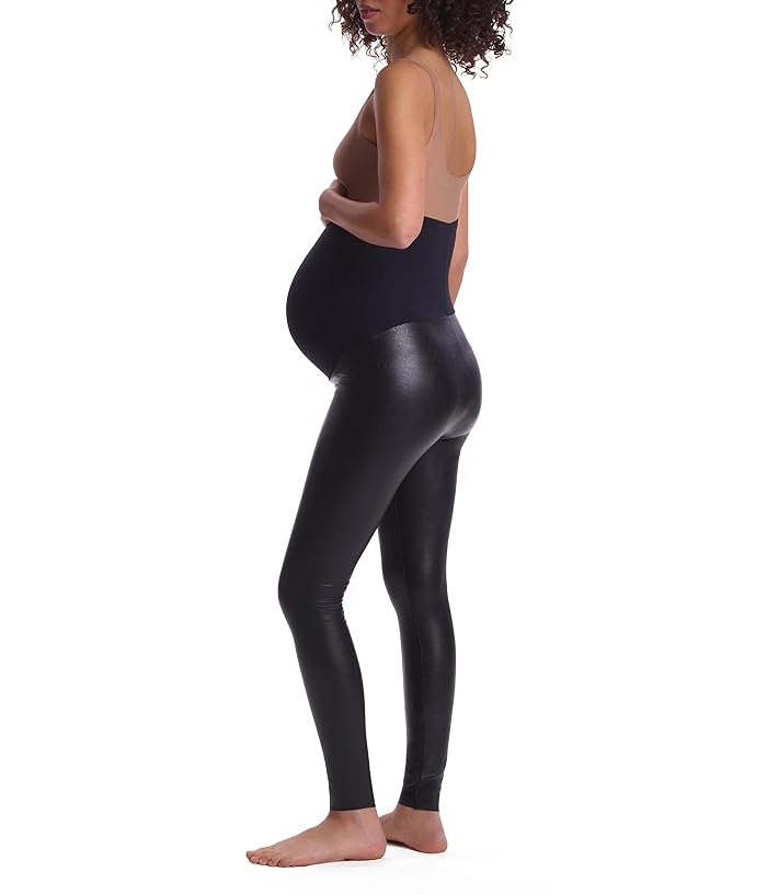 Commando Faux Leather Maternity Leggings SLG89 - Image 2
