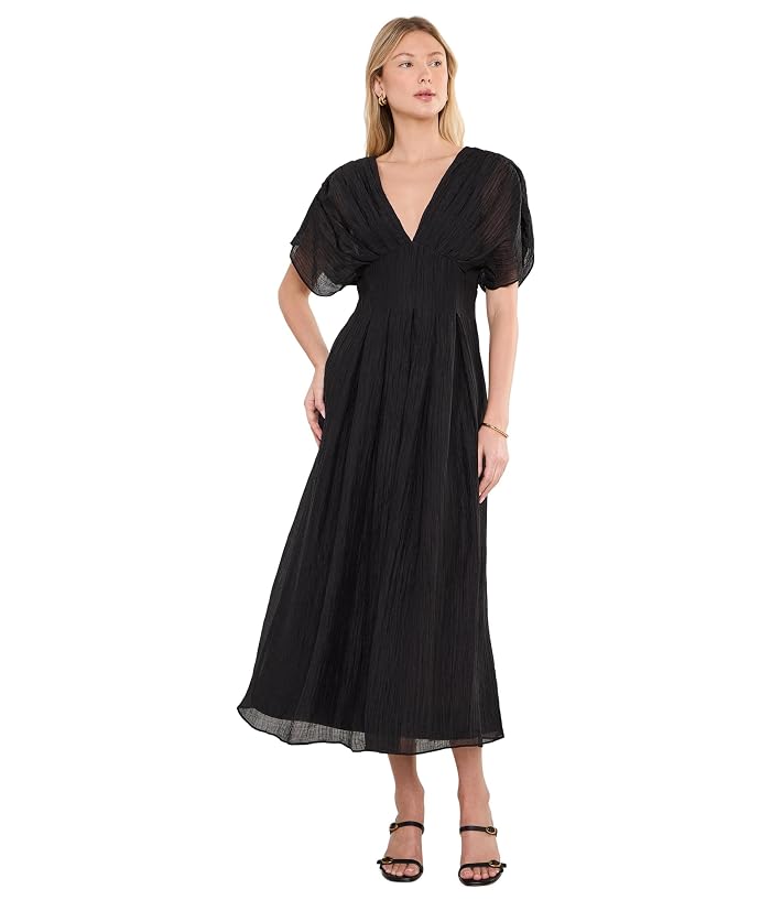Adrianna Papell Organdy Midi Dress - Image 2
