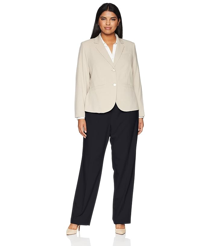 Calvin Klein Plus Size Classic Fit Lux Pant - Image 2