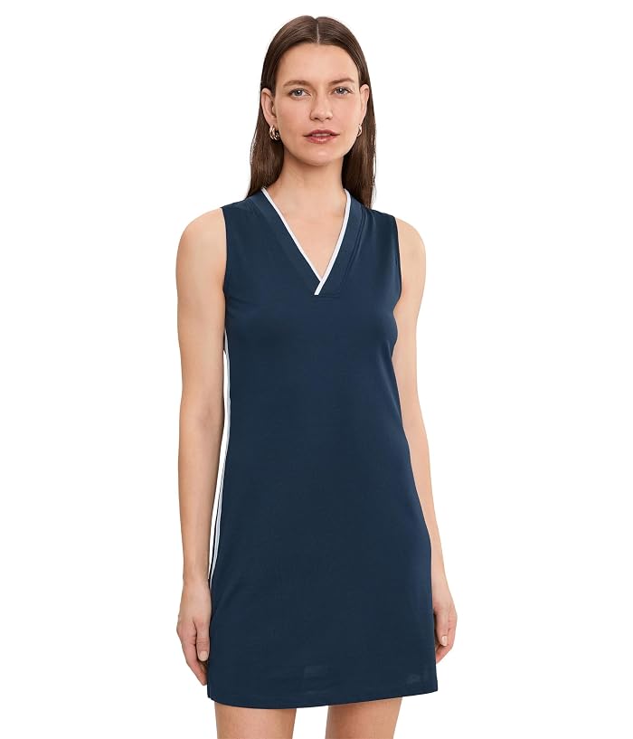 tasc Performance Sleeveless Pique V-neck Dress