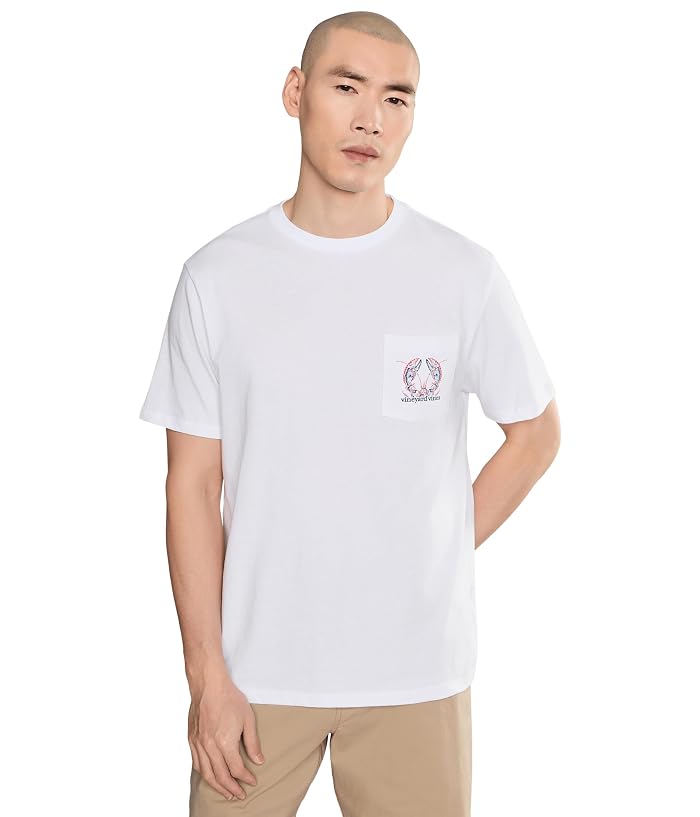 Vineyard Vines Tile Lobster Short Sleeve Pocket Tee