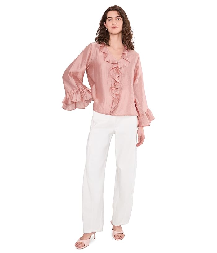 Vince Camuto Ruffle Sleeve and Center Front - Image 2