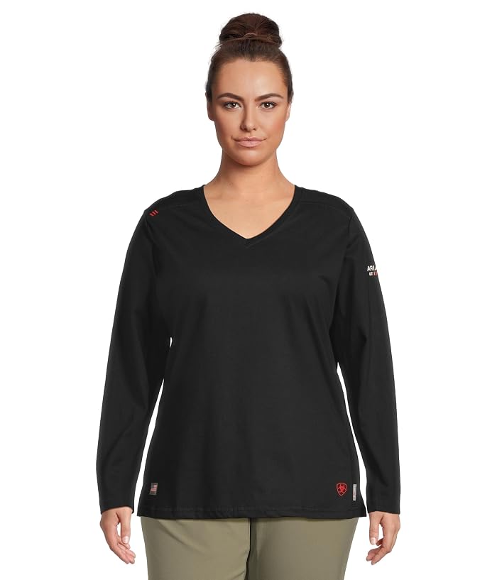 Ariat Work Plus Size FR AC Crew Top