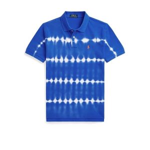 Polo Ralph Lauren Kids Tie-Dye Cotton Mesh Polo Shirt (Big Kid)