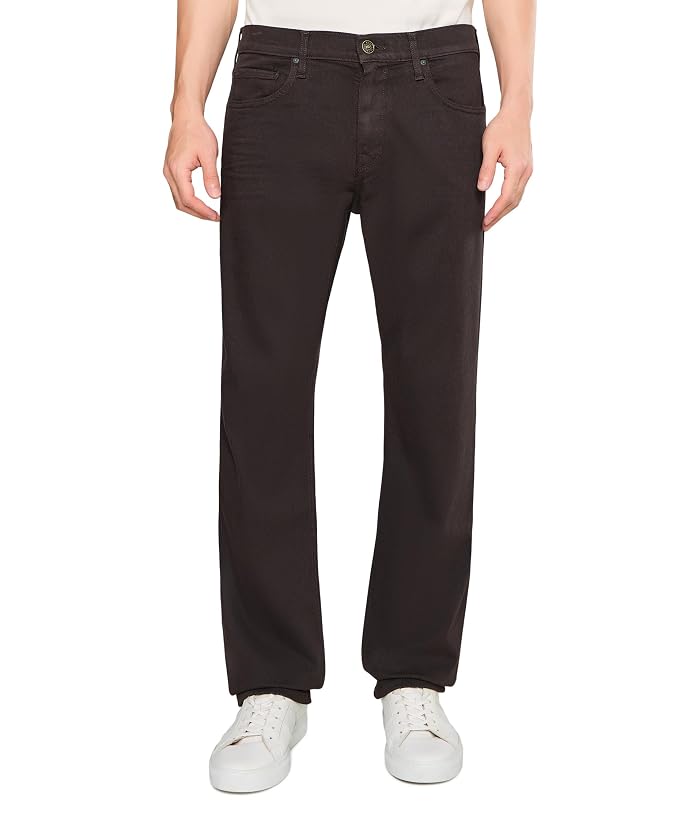 Paige Normandie 32" Transcend Straight Leg Pants in Deep Chocolate