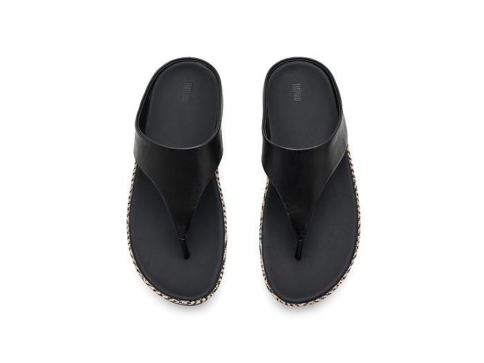 FitFlop Lulu Lux Graphic-weave Leather Toe-post Sandals - Image 2