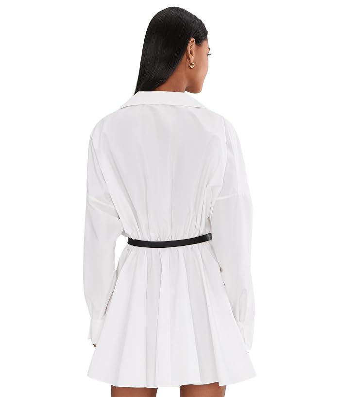 Norma Kamali Super Oversized Boyfriend NK Shirt Flared Mini Dress - Image 4