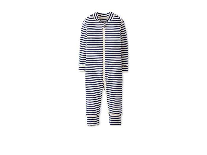 Hanna Andersson Striped 2-Way Zip Sleeper in Hannasoft (Infant/Toddler) - Image 3