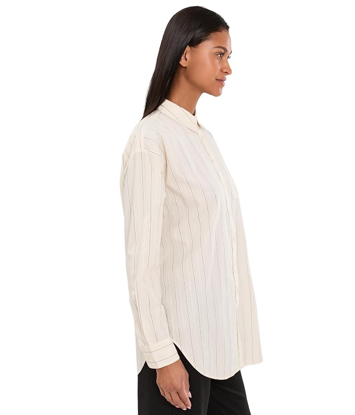 Lauren Ralph Lauren Striped Cotton Broadcloth Shirt - Image 3