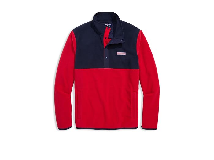 Vineyard Vines Harbor Fleece Quarter-Snap - Image 4