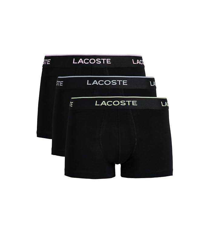 Lacoste 3-Pack Crocodile Logo Trunks - Image 2
