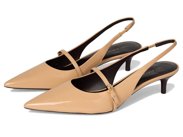Tory Burch Double T Buckle Mary Jane Pumps 45mm