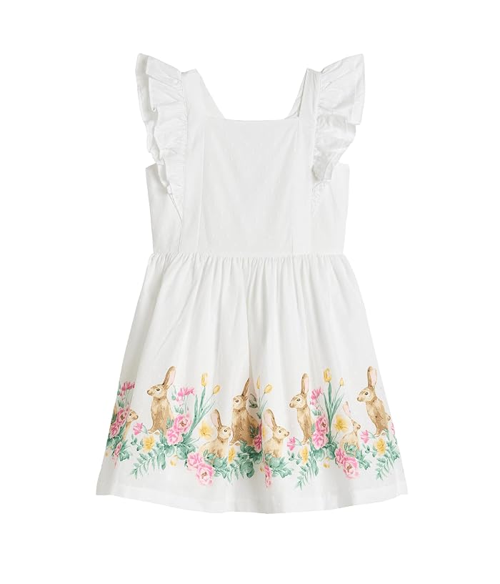 Janie and Jack Bunny Border Dress (Toddler/Little Kid/Big Kid) - Image 4