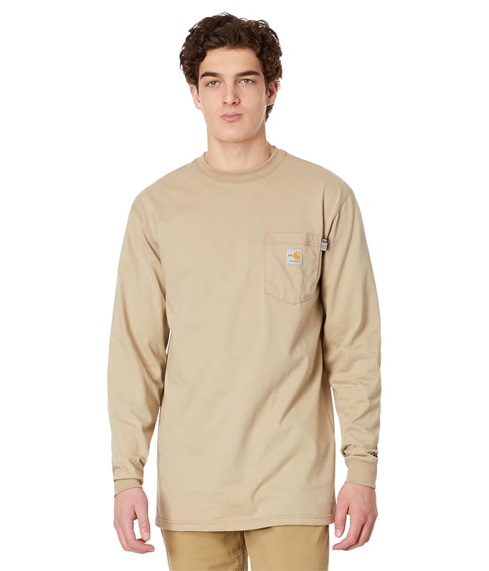 Carhartt Big & Tall Flame-Resistant Force Cotton Long Sleeve T-Shirt - Image 2