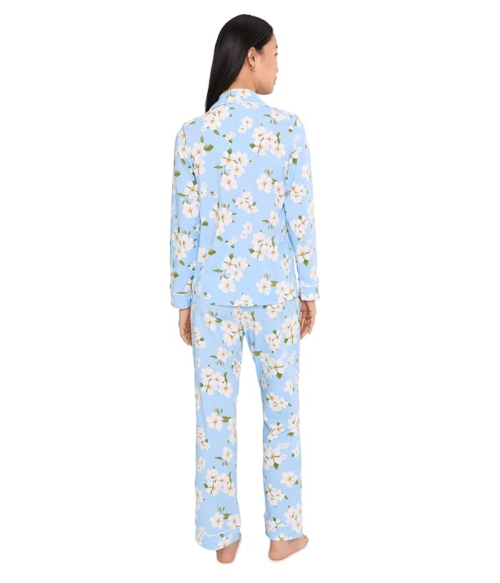 Bedhead PJs Petite Long Sleeve Classic Cotton Knit Pajama Set - Image 4