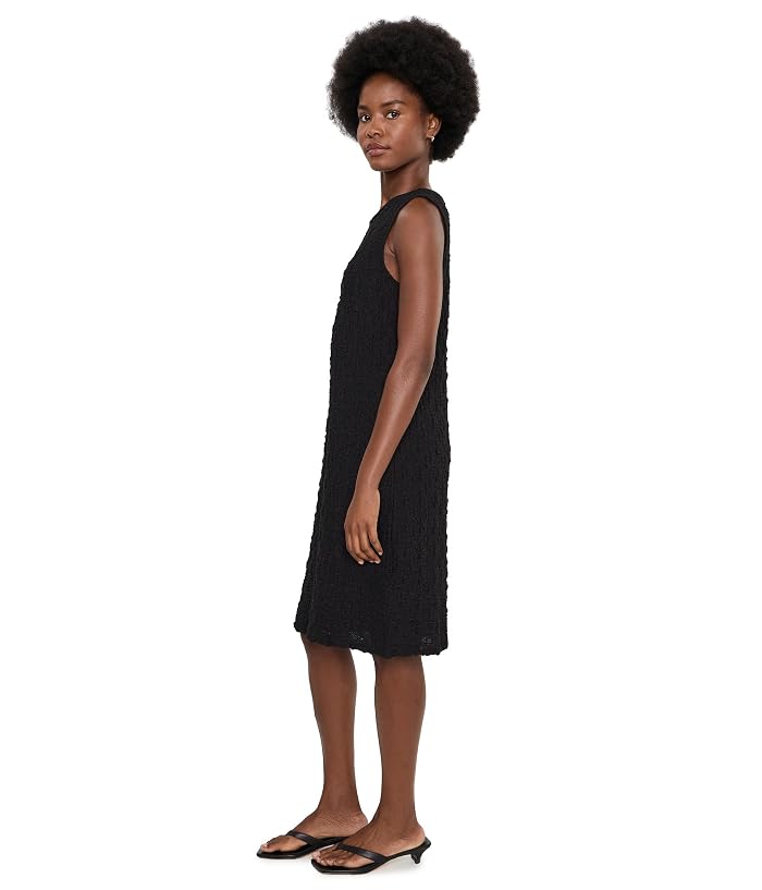 Eileen Fisher Bubble Jacquard Bateau Neck Dress - Image 3