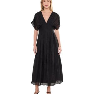 Adrianna Papell Organdy Midi Dress