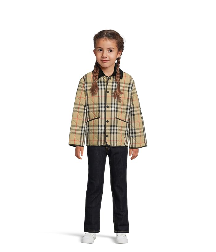 Burberry Kids Milo Check Quilted Jacket (big Kids) - Image 4