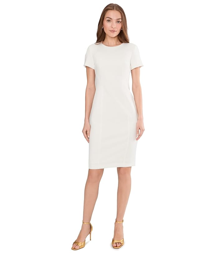 Calvin Klein Short Sleeve Scuba Sheath