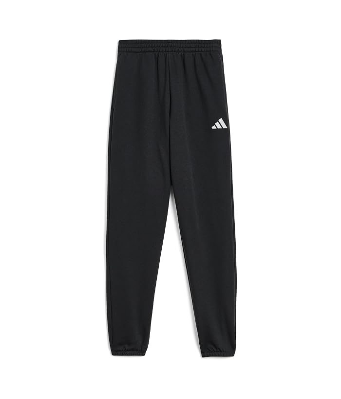 adidas Kids Elastic Waistband Minimal Logo Loose Joggers (Big Kid)