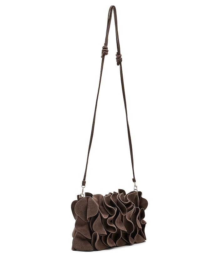 FARM Rio Suede Flower Clutch Bag - Image 2