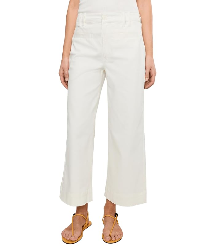Liverpool Los Angeles High-Rise Crop Wide Leg Pants with Welts Pockets 26"