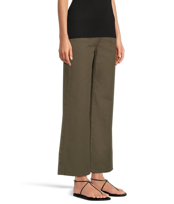Paige Ari With Waistband Tie And Stitch Thru Pockets In Vintage Forester Green - Image 2