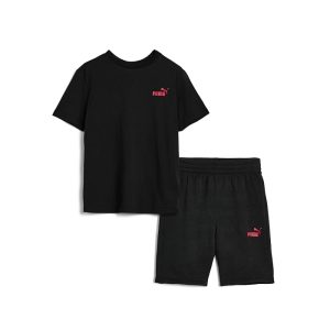 PUMA Kids Logo T-Shirt & Fleece Short Set (Little Kid/Big Kid)
