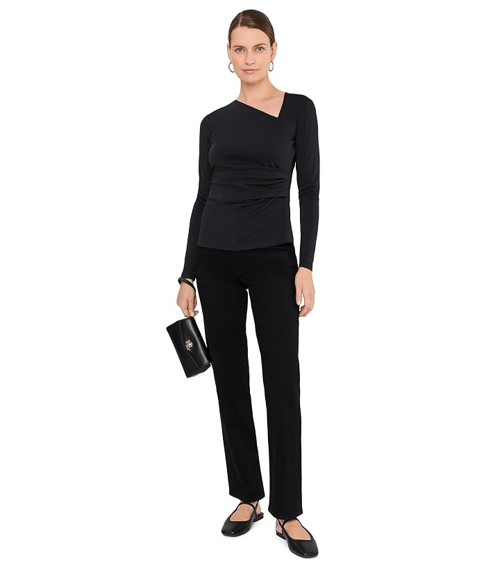 Lauren Ralph Lauren Jersey Asymmetrical Long Sleeve Top - Image 2