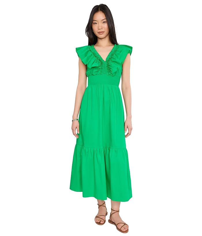 Adrianna Papell Ruffle Front Maxi Dress - Image 4
