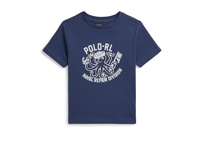 Polo Ralph Lauren Kids Cotton Jersey Graphic Tee (Toddler/Little Kid)