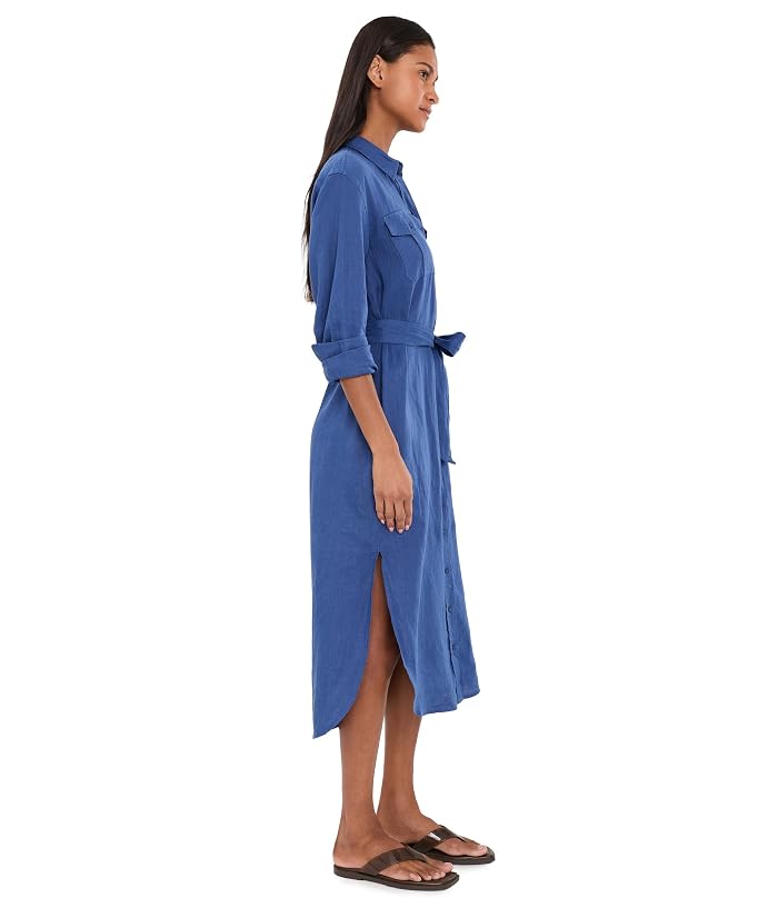 Lauren Ralph Lauren Belted Linen Midi Shirtdress - Image 3