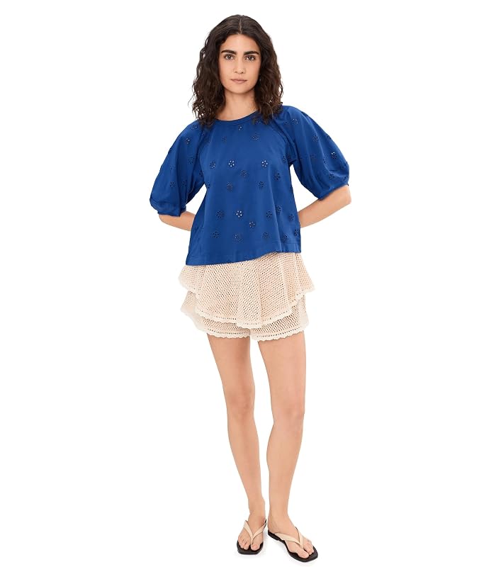 Free People Jessie Eyelet Tee - Image 2