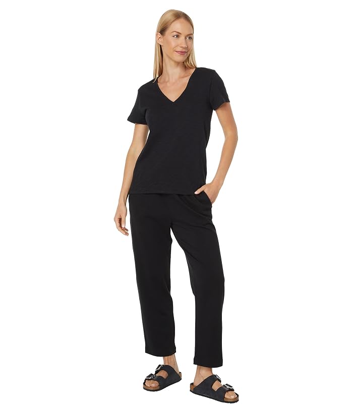 Lilla P V-Neck Short Sleeve Back Seam Tee - Image 4