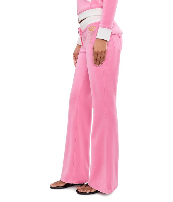 Juicy Couture Heritage Low Rise Snap Pocket Track Pants - Image 3