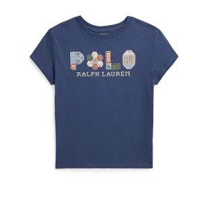 Polo Ralph Lauren Kids Patchwork-logo Cotton Jersey Tee (Big Kid)