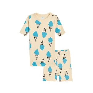 Hanna Andersson HannaJams Print Short John Pajamas Set (Infant/Toddler/Little Kid/Big Kid)