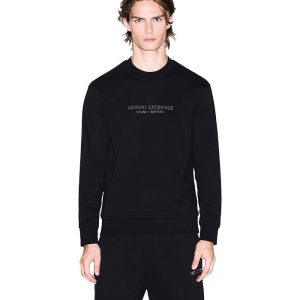 Armani Exchange Milano/New York Logo Pullover Sweatshirt