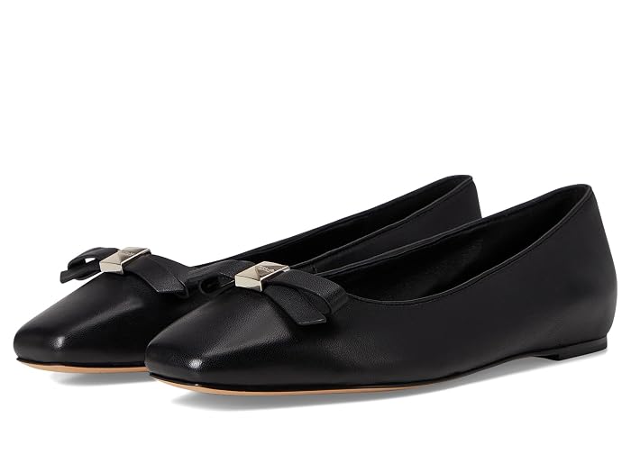 Kate Spade New York Deco Bow Smooth Leather Flat