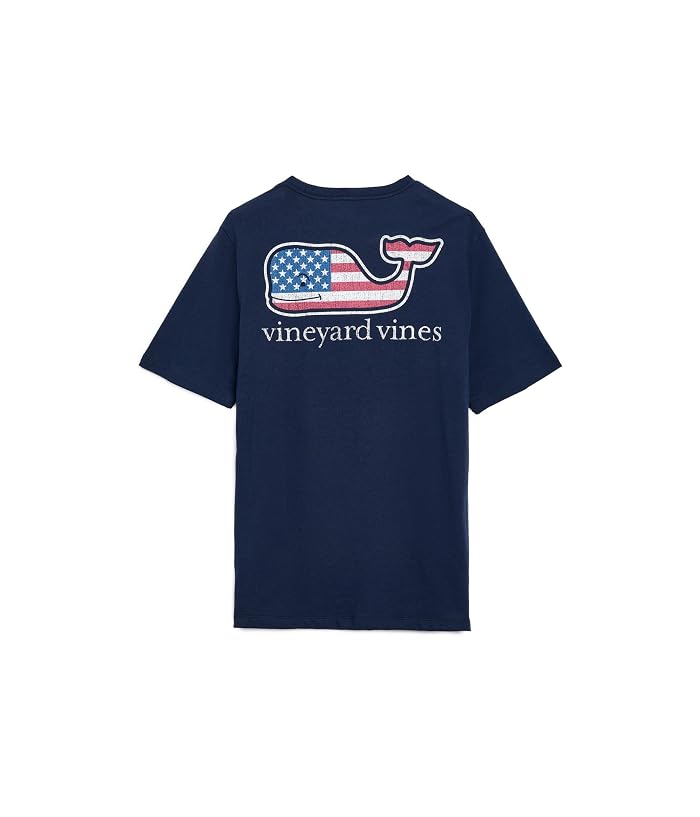 Vineyard Vines Kids Flag Whale Short Sleeve Pocket Tee (Toddler/Little Kid/Big Kid) - Image 2