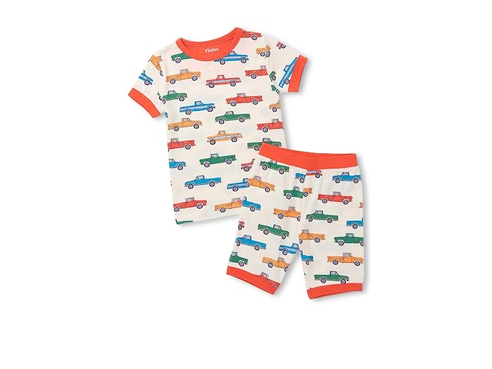 Hatley Kids Trucks Bamboo Short Pajama Set (Toddler/Little Kid/Big Kid) - Image 4