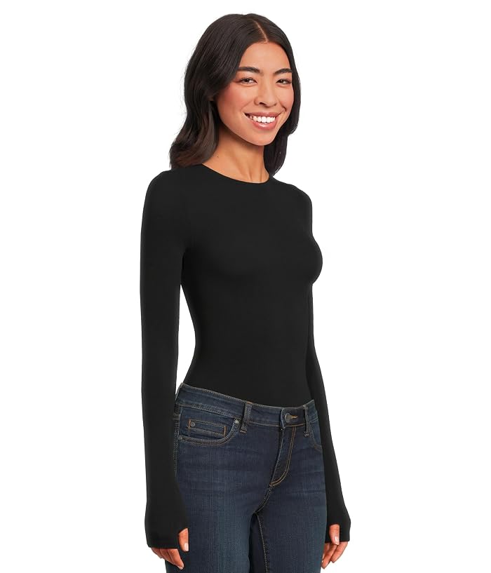Commando Ballet Long Sleeve Bodysuit w/ Thumbholes - Image 2
