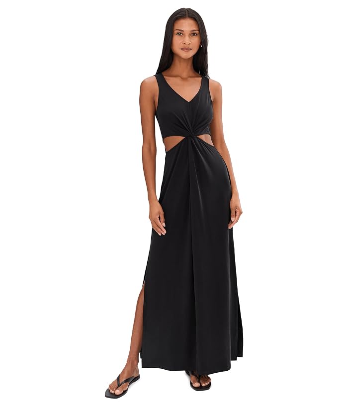 Beyond Yoga Around The World Front Twist Maxi Dress
