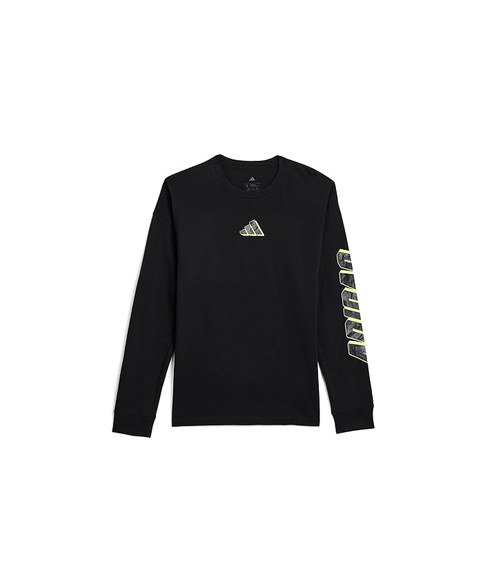 adidas Kids Long Sleeve Rock Camo Lineage Tee (Big Kid)