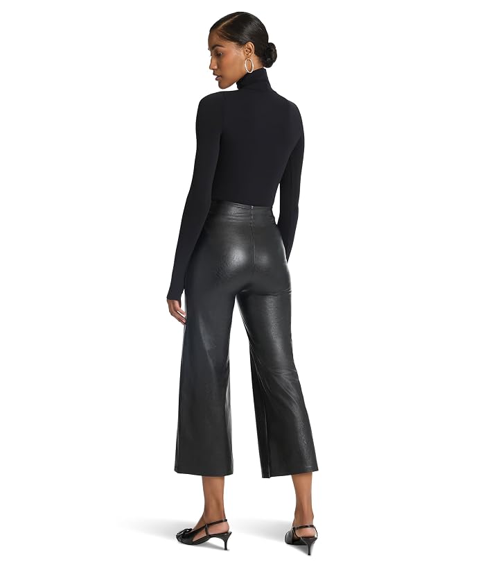 Commando Faux Leather Cropped Wide Leg - Image 2