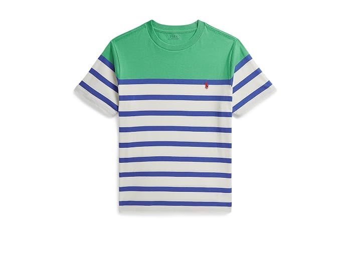 Polo Ralph Lauren Kids Striped Cotton Jersey Tee (Big Kid)