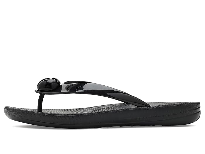 FitFlop Iqushion Glossy-Button Flip-Flops - Image 4
